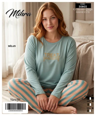 MİHRA 50802 R5086 MİLAN BASIC BATTAL TAKIM MİNT-ÇİZGİLİ