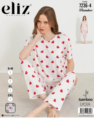 ELİZ 7236-4 BASIC PAJAMA SET