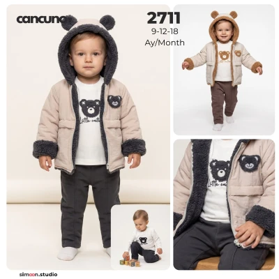 BEBLY 2711 3’LÜ BEBEK TAKIMI – 9-18 AY