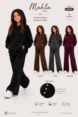MAHLA KIDS 20141 ŞARDONLU OYSHO KAPŞONLU TAKIM 3-8 YAŞ