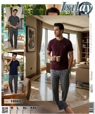 IŞILAY 19060 KISA KOL TAKIM SİYAH M-XXL
