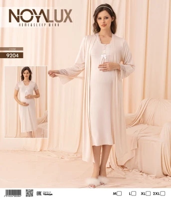 NOYA 9204 2'Lİ  HAMİLE PİJAMA TAKIM 