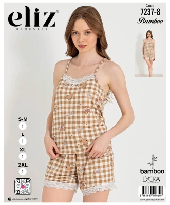 ELİZ 7237-8 İP ASKILI ŞORT TAKIM