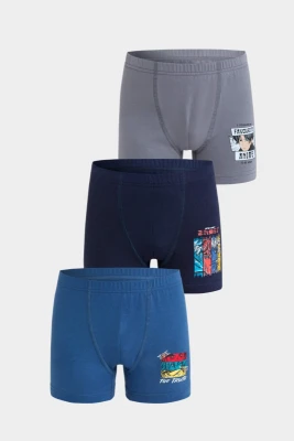 BERRAK 5083 ERKEK ÇOCUK 3'LÜ BOXER