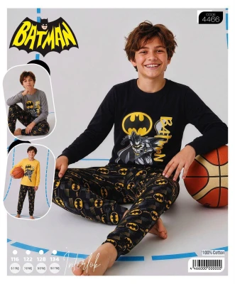 TARIK BATMAN 4466 ERKEK GARSON PİJAMA TAKIMI 6-11 YAŞ