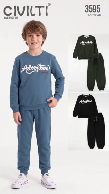 CIVILTI 3595 ADVENTURE BASKILI ERKEK ÇOCUK TAKIMI – 7-10 YAŞ
