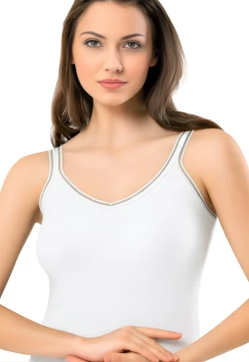 KOTA 6460 BAYAN MODELLİ PENYE ATLET BEYAZ  2XL 