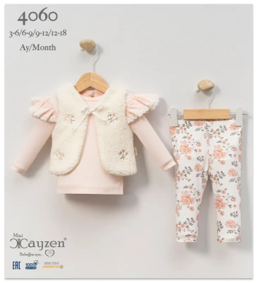 CAYZEN 4060 PELUS YELEKLİ PEMBE