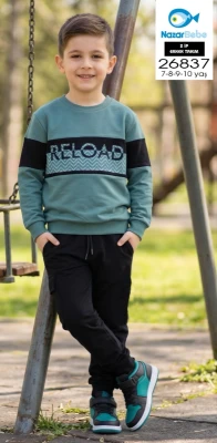 NAZAR 26837 RELOAD BASKILI İKİİP ERKEK TAKIM