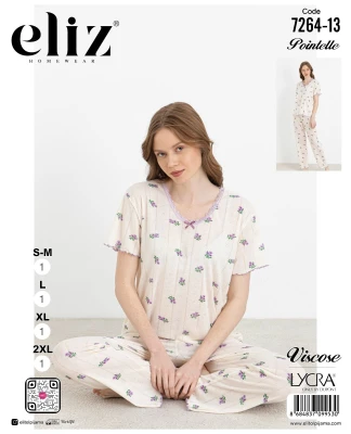 ELİZ 7264-13 DANTELLİ PİJAMA TAKIMI