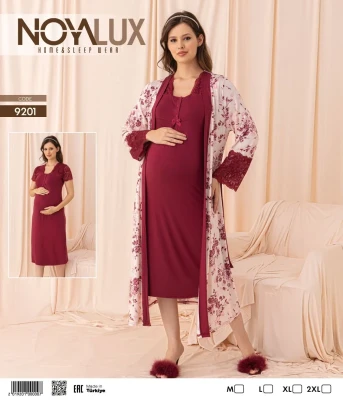 NOYA 9201 2’Lİ BORDO HAMİLE TAKIMI – M-2XL