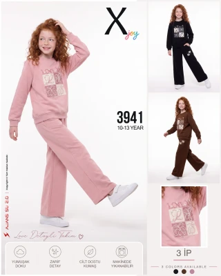 X-JOY 3941 LOVE XE 3 İP ÇOCUK TAKIMI – 10-13 YAŞ