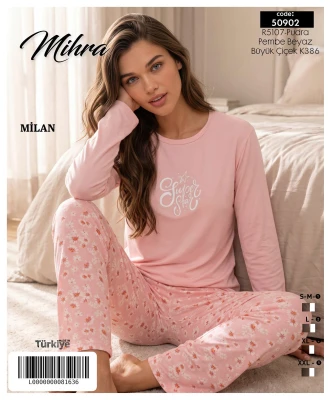 MİHRA 50902 R5107 MİLAN BASIC PİJAMA TAKIMI