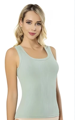 KOTA 6015.1.2XL ÇİZGİ RAPORLU PENYE KAŞK ATLET (Sİ