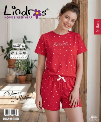 LİNDROS 02146 K.KOL ŞORT TAKIM