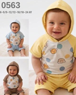 HİPPIL 0563 2Lİ TAKIM SARI 6-24 AY
