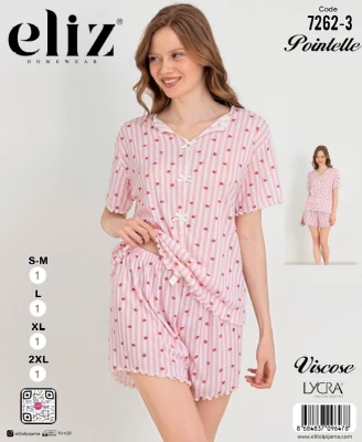 ELİZ 7262-3 FİYONKLU ŞORT TAKIM