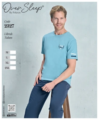 POLEREN 2327  ERKEK PİJAMA TAKIM  