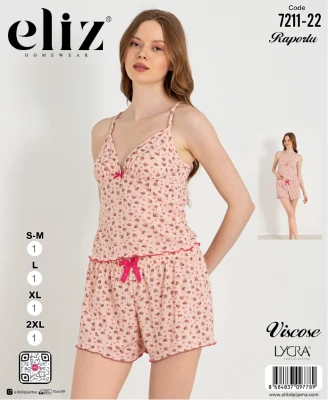 ELİZ 7211-22 İP ASKILI ŞORT TAKIM