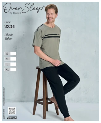 POLEREN 2334 ERKEK PİJAMA TAKIM 