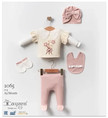 CAYZEN 2065 YAKASI DANTELLİ 5 Lİ SET 