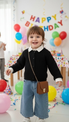 PAMPAL 4457 TRİKO CEKETLİ DÖRTLÜ TK EKRU 2-5 YAŞ