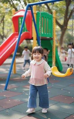 PAMPAL 4473 YELEKLİ 3 LÜ TAKIM GÜLKURUSU 2-5 YAŞ